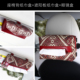 汽车遮阳板纸巾盒眼镜盒民族风抽纸盒车内夹片式 纸抽套汽车眼镜盒