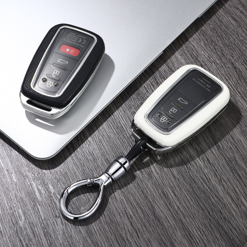 适用于18款后丰田凯美瑞钥匙壳奕泽RAV4汉兰达亚洲龙智能钥匙壳