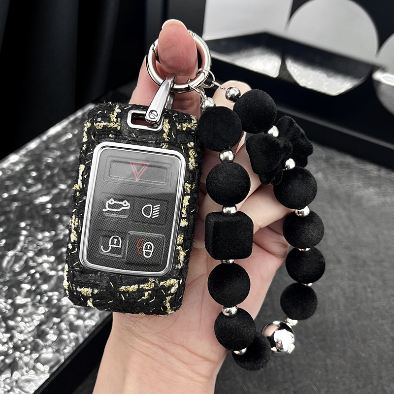路虎新卫士钥匙套小香风钥匙壳揽胜高档女士运动捷豹神行发现保护