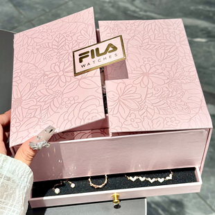 FILA斐乐手表女士高级感粉色实用的礼盒装送女生朋友新年生日礼物