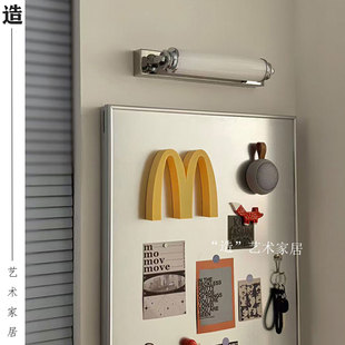 长条壁画灯法式复古壁灯包豪斯照画灯充电免接线卧室床头灯挂画灯