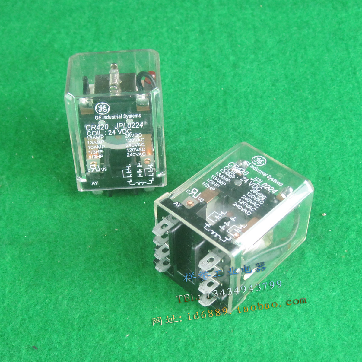 正品  GE Industrial Systems  CR420 JPL0224  继电器  24VDC