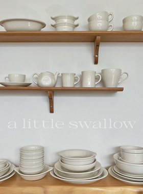 Tuxton乳白色餐具合集家用釉下彩餐具米饭碗汤碗高颜值盘子