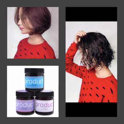 product hair wax dye Styling hair湿发感发蜡蓬松塑保湿定型