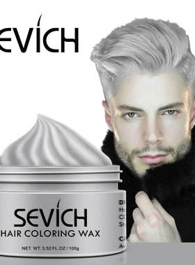 Sevich Temporary Hair Color Wax Men One-time Molding Diy Mud