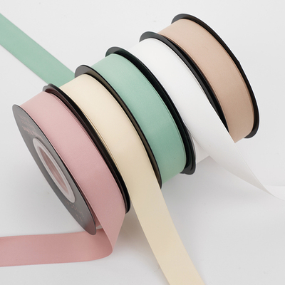 2厘米双面消光牛奶丝丝带