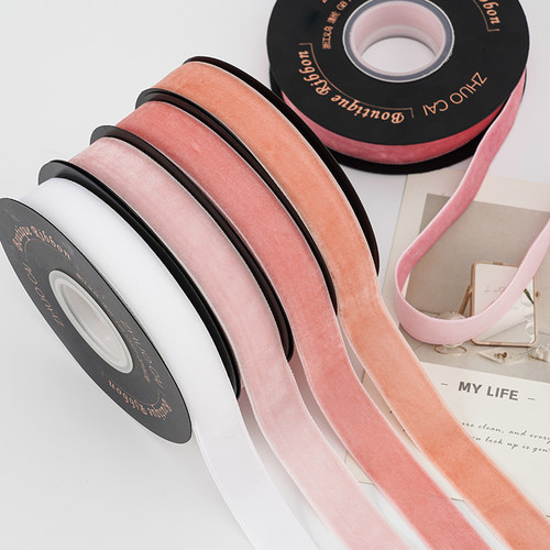 天鹅绒单面丝带服装辅料