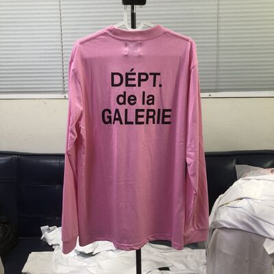 GALLERY DEPT美潮高街字母口袋印花宽松纯棉打底衫圆领长袖T恤FOG