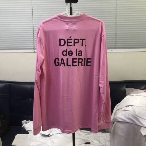 GALLERY DEPT美潮高街字母口袋印花宽松纯棉打底衫圆领长袖T恤FOG