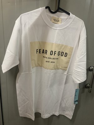 100%纯棉FOG FEAR OF GOD ESSENTIALS欧美潮牌美式高街贴布短袖T