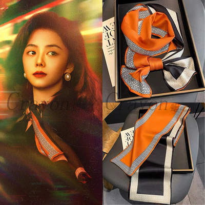 谭松韵我的山与海方婉之同款丝巾