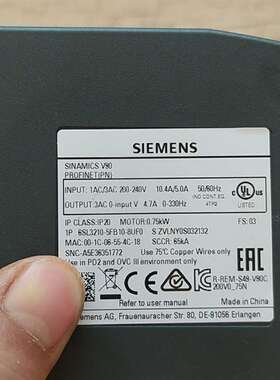 议价6SL3210-5FB10-8UF0  1FL6042-2A适用