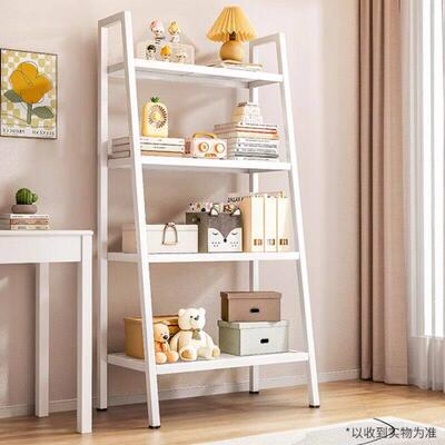 书架落地置物架家用客厅多层收纳储藏架卧室简易展示柜梯形架子