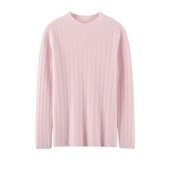 2025秋冬新款 保暖高级上衣 半高领针织套衫 女羊绒衫 100%纯羊绒修身