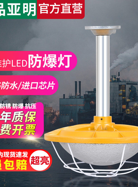 亚明led防爆灯免维护隧道防腐隔爆工矿灯加油站仓库地雷三防灯50W