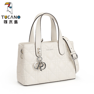 啄木鸟女包2025新款软面手提包菱格小香风专柜正品通勤单肩斜挎包