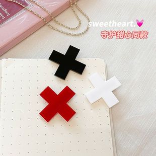 亚梦COS头饰守护甜心日奈森亚梦原宿风亚文化十字架发卡发夹