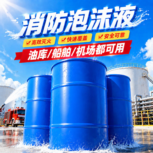 水成膜泡沫液AFFF-3%6%消防灭火剂氟蛋白合成抗溶性低倍数高海水 - 封面