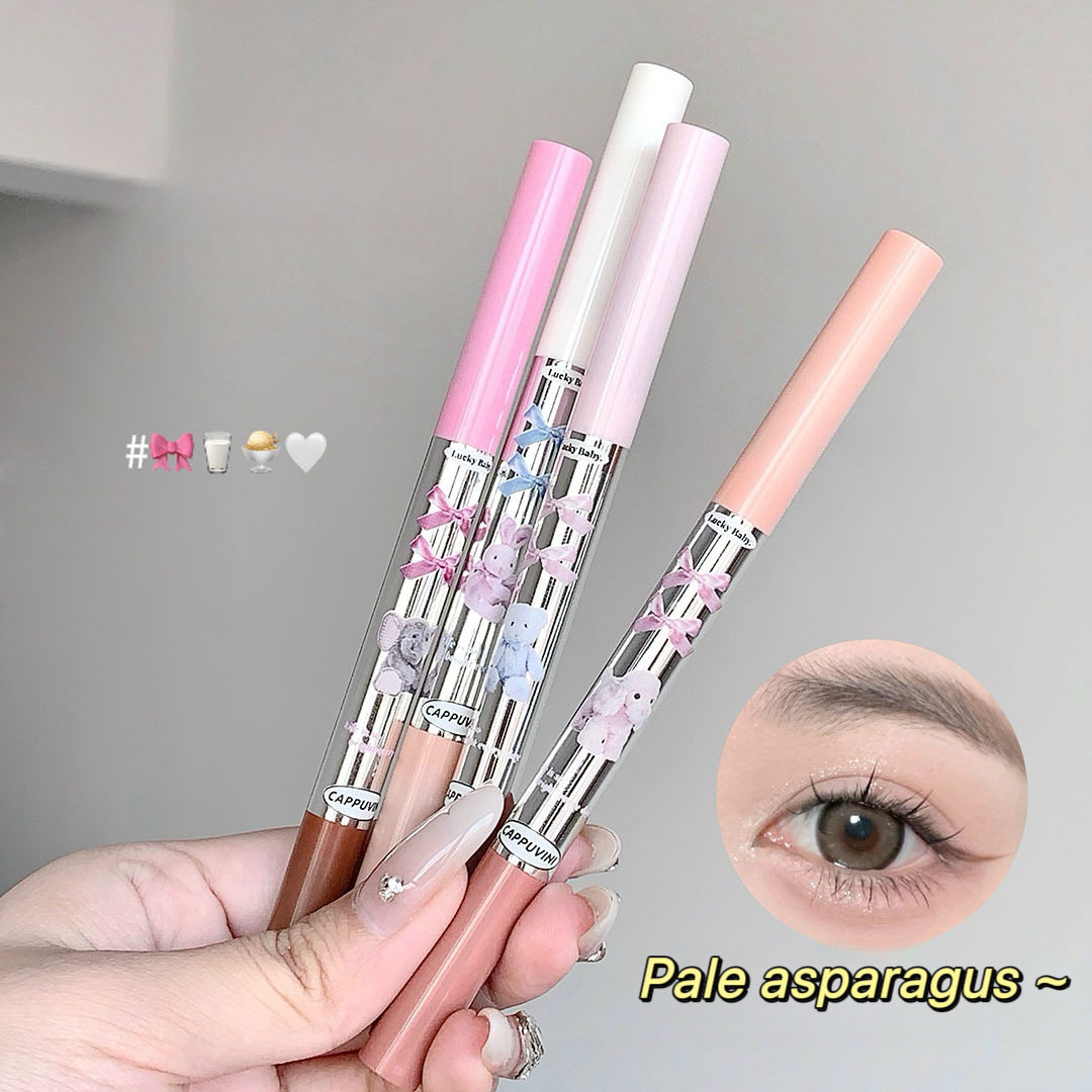 Cappuvini蝴蝶结卧蚕笔 双头阴影笔高光提亮自然化妆品学生党彩妆,彩妆/香水/美妆工具,阴影,淘宝优惠券,粉丝福利购,淘宝优惠卷