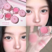 Gege bear柔色微醺腮红膏 低饱和嫩妹显白膨胀自然学生党美妆胭脂