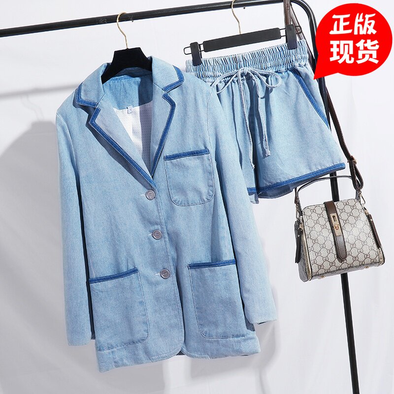 【地球店】职业套装西装两件套女韩版2023年春季新款港风复古chic