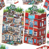 infeelme今日营业中33.0立体我 小屋场景微缩英菲造景贴纸大号