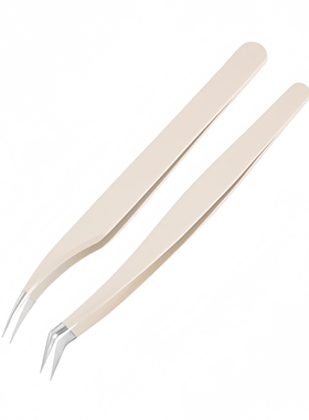 金羽夹造景贴纸专用镊子夹子海豚夹手工diy手帐嫁接睫毛弯头镊子