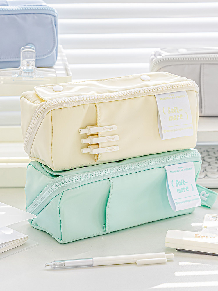 프리즘 필통 대용량 중학생 남학생 초등학교 중학생 여학생 심플 멋스러운 필통 필통