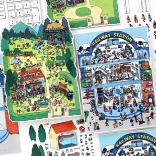 infeelme今日营业中第三十弹立体我的小屋场景微缩造景贴纸大号