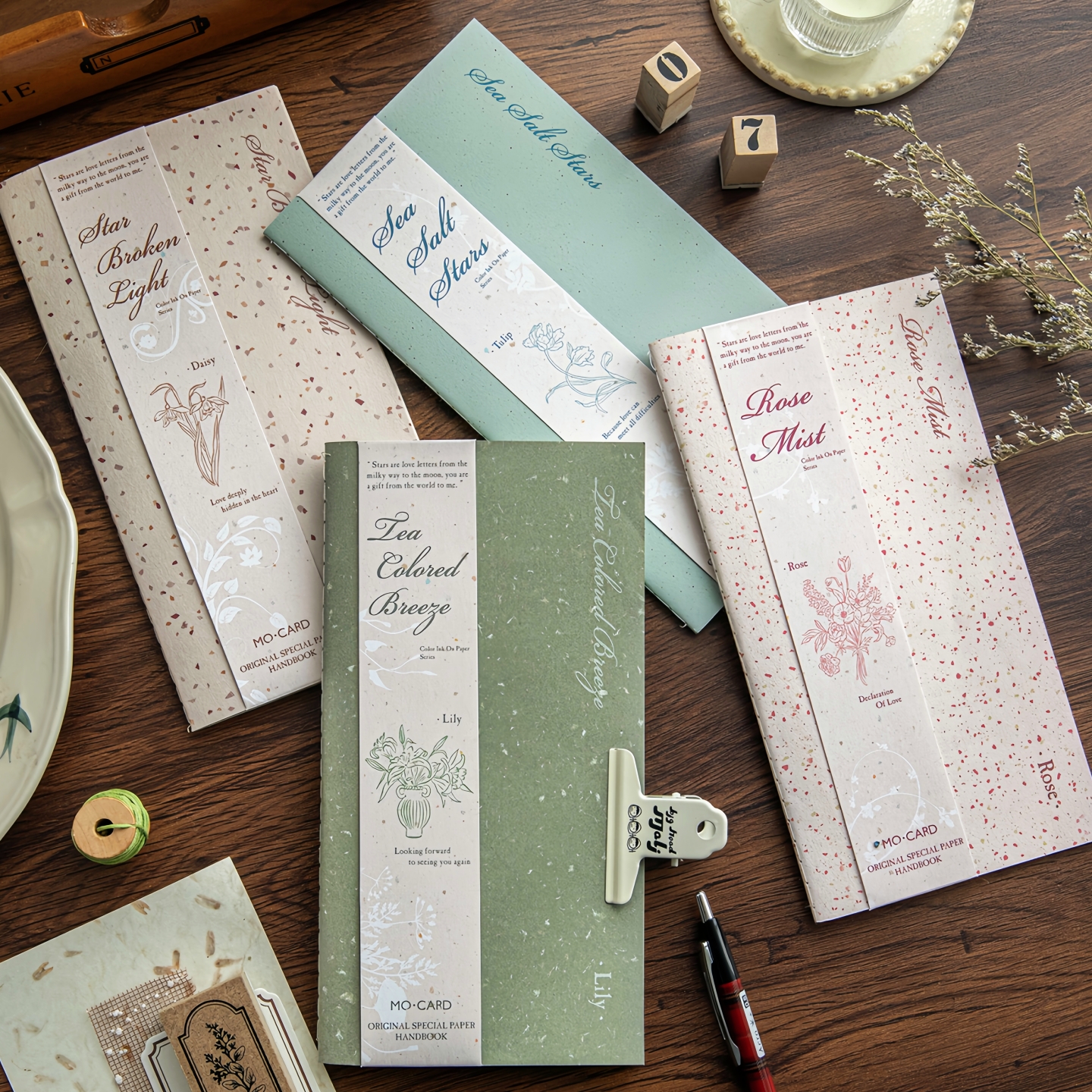 特种纸手帐本纸间彩墨混合材质TN标准内芯彩页本空白旅行手账替芯