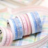 纸先生星砂糖罐手帐胶带盐甜系可爱拉条打底背景手账素材装 饰贴纸