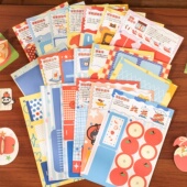 好玩便签纸素材本书写纸玩趣小机关折叠日系复古甜蜜计划手帐素材