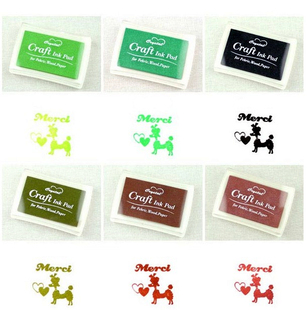 彩色印章伴侣印台手帐婚礼庆手手账木质印章黑色复古diy大印泥