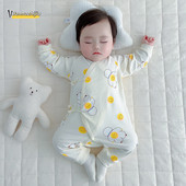 清仓新生儿纯棉婴儿无骨连体衣宝宝蝴蝶衣婴幼儿爬服连身衣四季 款