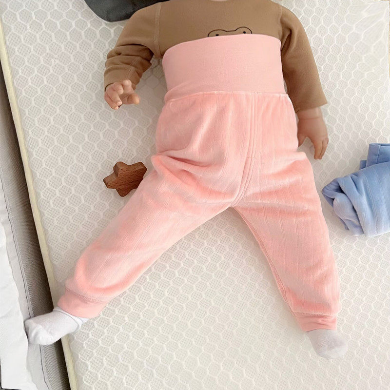 无骨婴儿秋冬加绒高腰护肚裤婴幼儿打底秋裤保暖男女宝宝大庇庇裤,童装/婴儿装/亲子装,裤子,淘宝优惠券,粉丝福利购,淘宝优惠卷