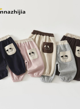 春秋宝宝卫裤小童春秋季儿童休闲宽松运动裤休闲裤男童女童长裤