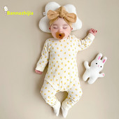 婴幼儿打底衫 婴儿连体衣护肚套装 宝宝秋衣服 款 新生儿纯棉无骨四季