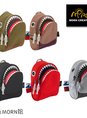 官网授权正品香港Morn Creations鲨鱼多功能跑步休闲男户外腰包