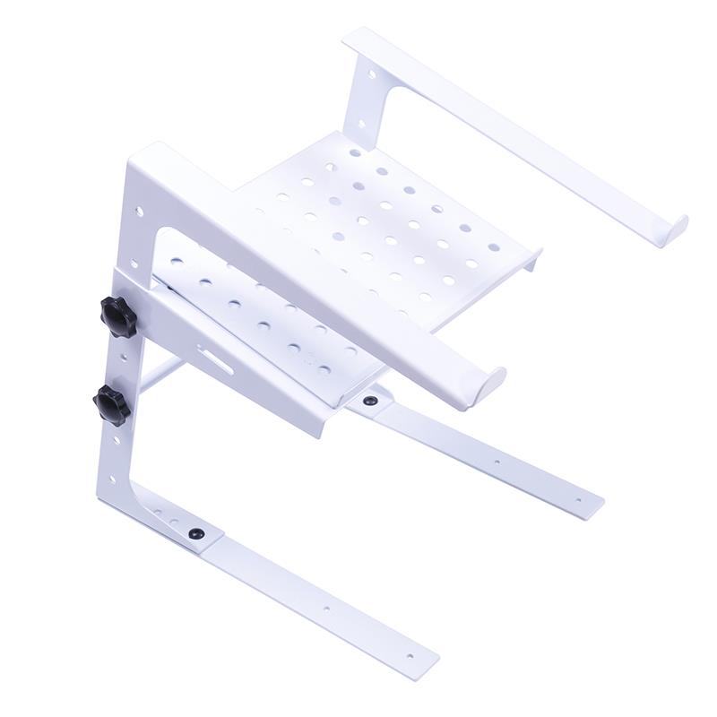 白色DJ电脑支架桌面长脚平放打S碟机架数码混音声卡架配托盘