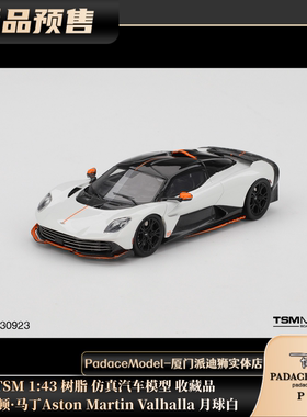 [PDS]TSM1:43阿斯顿·马丁Aston Martin Valhalla 月球白合金车模