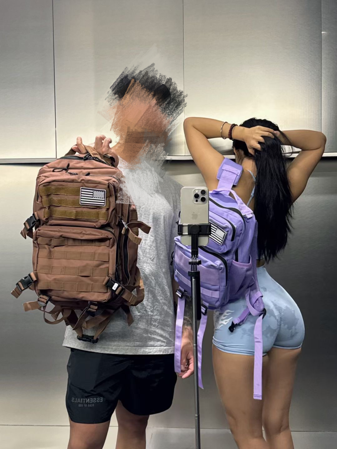 KIYA PEACH 顾 户外战术背包骑行旅行登山徒步多功能大容量双肩包