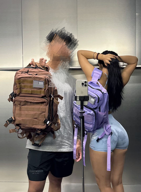 KIYA PEACH 顾 户外战术背包骑行旅行登山徒步多功能大容量双肩包