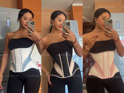 KIYA PEACH顾流光束腰沙漏收腹加高美背护胯橡胶束腰【长腰必入】