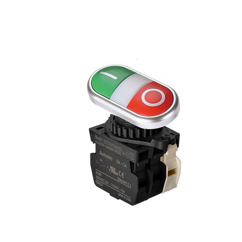 S2TR-P3/1WABL双色按钮控制开关S2TR-P3WABD接触件SA-CA-CB-LD-LA