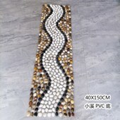 天然雨花鹅卵石足底按摩垫脚底步道公园保健指压板石子路走毯穴位