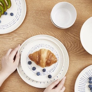 精选ijarl碗碟套装家用日式2025新款碗盘子碗筷简约轻奢陶瓷餐具