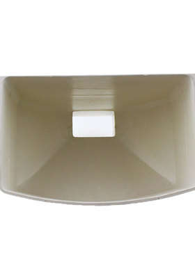 精选PVC方管天沟方形落水雨水管105*70雨水斗下水斗接水落水漏斗