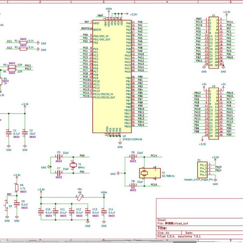 STM32F105RCT6开发板F107核心板GD32双路CAN总线开发F105最小系统