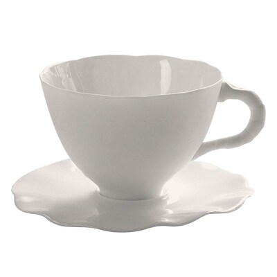 精选sort比利时SERAX不规则纯白骨瓷餐盘碗碟杯子设计感餐具超薄