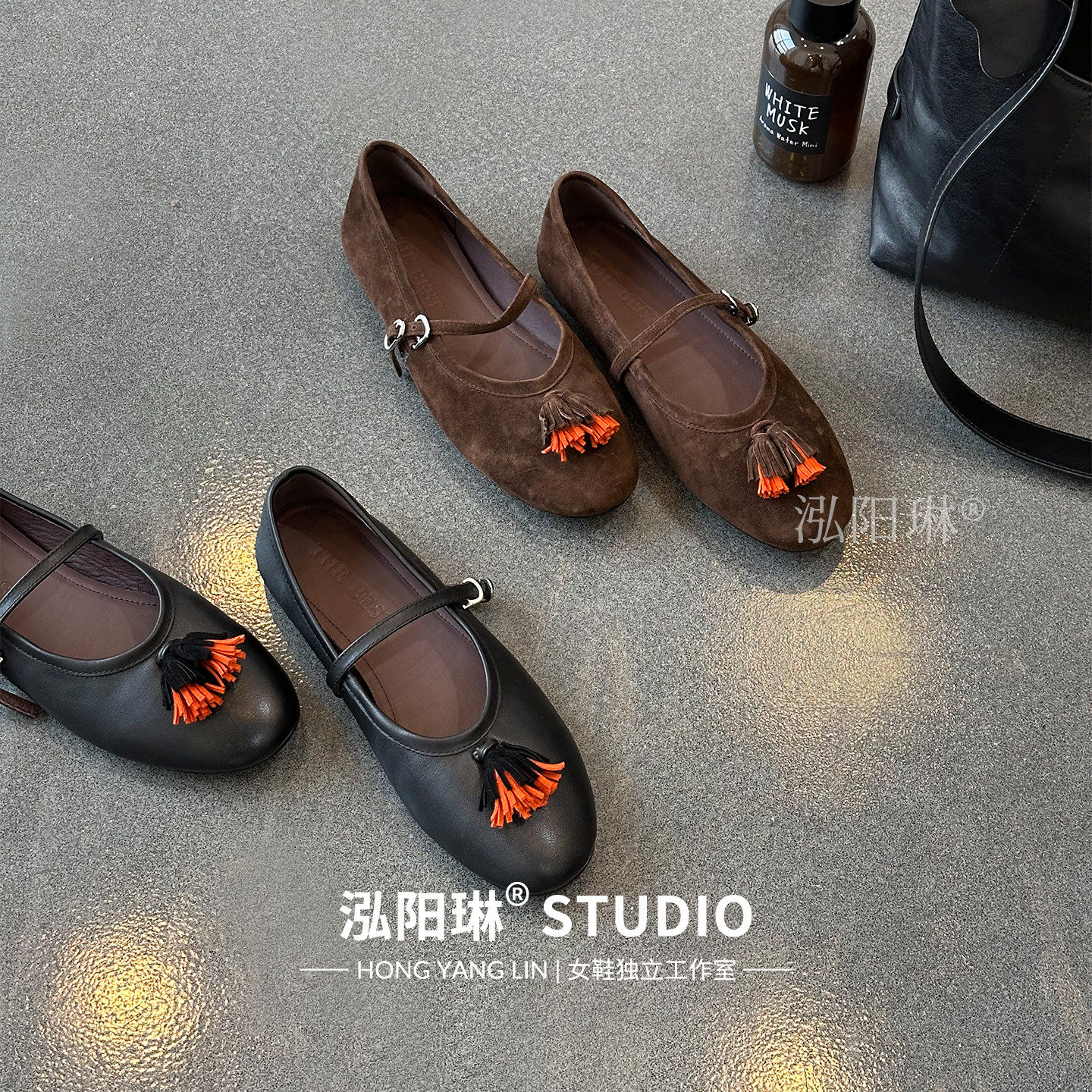 泓阳琳～黑色平底流苏玛丽珍鞋女款2026春季新款复古百搭通勤单鞋,女鞋,玛丽珍鞋,淘宝优惠券,粉丝福利购,淘宝优惠卷